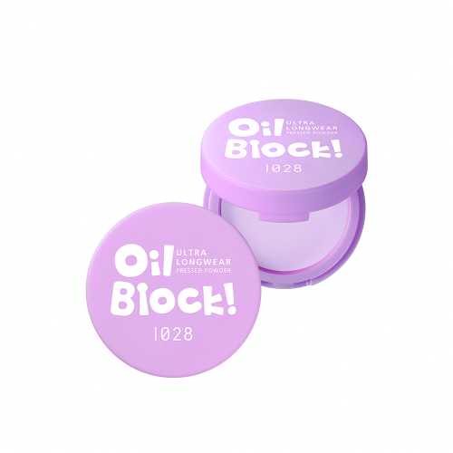 1028 - Oil Block!超吸油蜜粉餅 嫩紫 (到期日: 2027年11月)