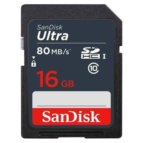 SanDisk - Ultra SD 16GB 80MB/S SDHC 記憶卡 (SDSDUNS-016G-GN3IN)