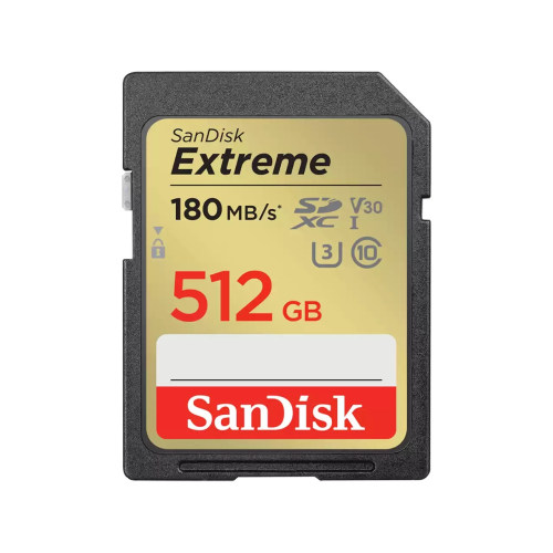 SanDisk - Extreme SDXC 512GB UHS-I 180MB/R 130MB/W 記憶卡 (SDSDXVV-512G-GNCIN)