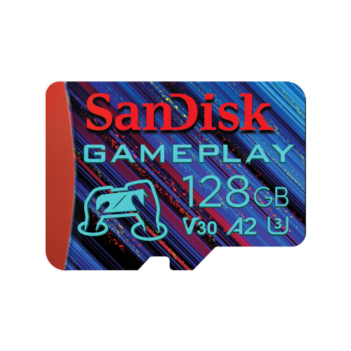 SanDisk - Gameplay MicroSD Card 128GB UHS-I 190MB/R 90MB/W 遊戲專用記憶卡 (SDSQXAA-128G-GN6XN)