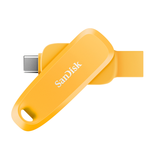 SanDisk - Phone Drive 雙用USB 256GB 典雅黃 (SDDDC6-256G-G46YD) 適用於Android & iPhone15/16