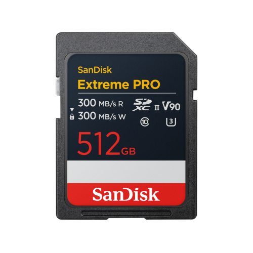 SanDisk - Extreme PRO SDXC 512GB UHS-II 300MB/R 300MB/W 記憶卡 (SDSDXDM-512G-GN4IN)