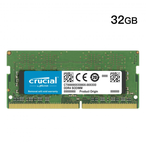 Crucial - DDR4-3200 SODIMM 原生3200顆粒 (8GB - 32GB)