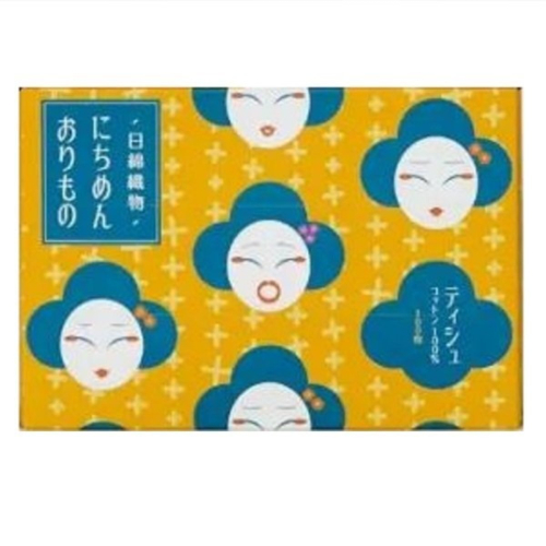 日綿織物 - 100%純綿 洗面巾 100片盒裝 -  日本女孩 日本製造 [買一送一]