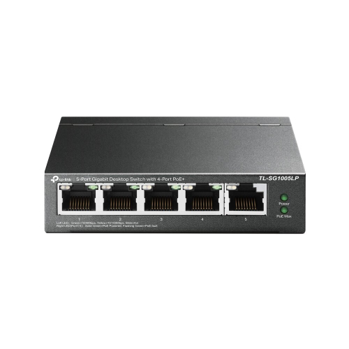 TP-Link - TL-SG1005LP 5 埠Gigabit Desktop Switch (含 4 埠 PoE+)