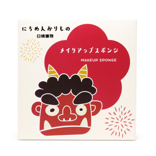 日綿織物 - 日本製造 花瓣形乾濕兩用化妝海棉 5件裝 - 化妝蛋 