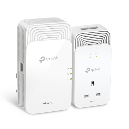 TP-Link - PGW2440 KIT 新品 G.hn2400 Powerline AX1800 Wi-Fi 6 Kit