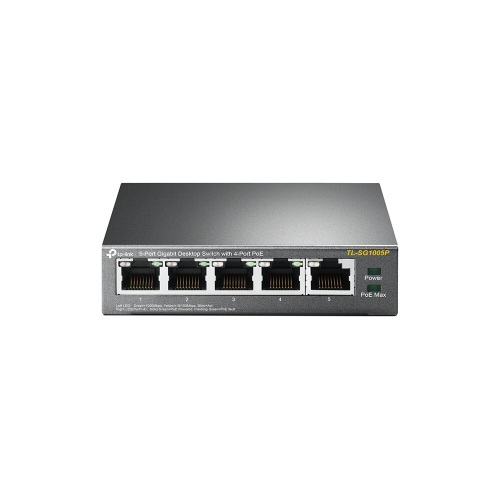 TP-Link - TL-SG1005P 5Port Gigabit 桌上型交換器(含 4Port PoE)