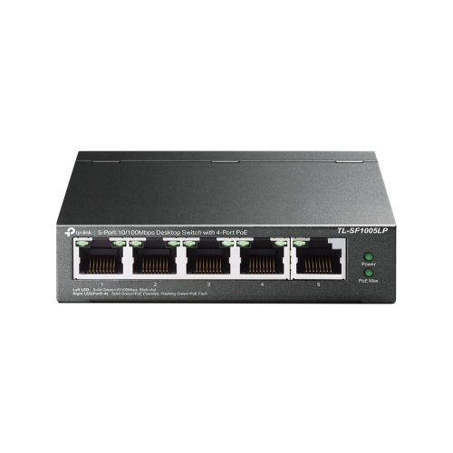 TP-Link - TL-SF1005LP 5 埠 10/100Mbps桌上型交換機 (含 4 埠 PoE) 