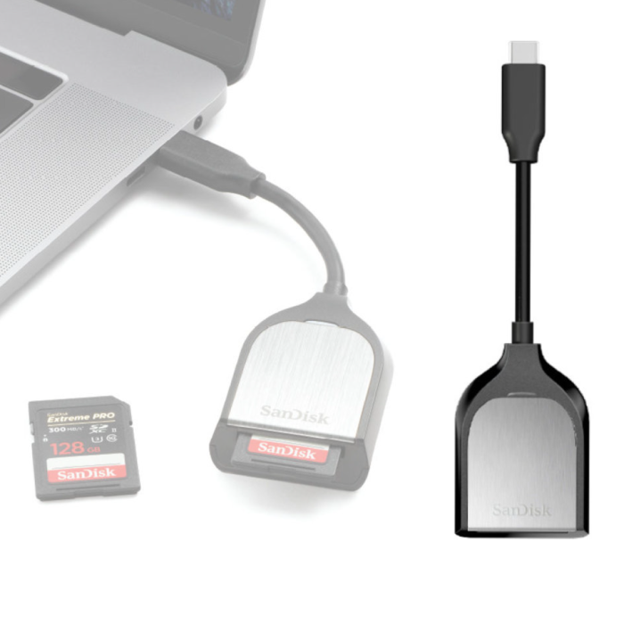 SanDisk Extreme PRO SD UHS-II USB-C Reader - SDDR-409-G46